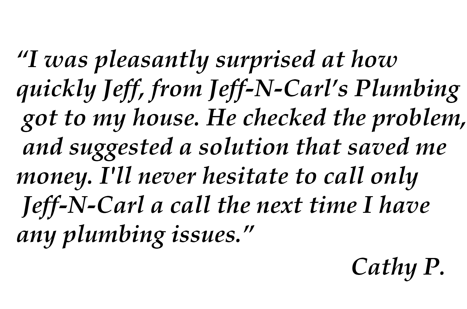 Jeff-N-Carl's Plumbing